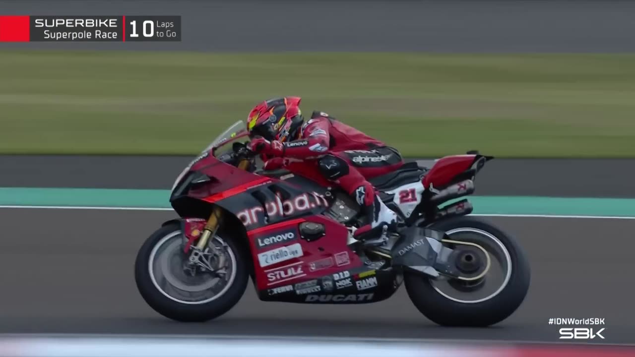 Superpole Race first lap DRAMA #IDNWorldSBK