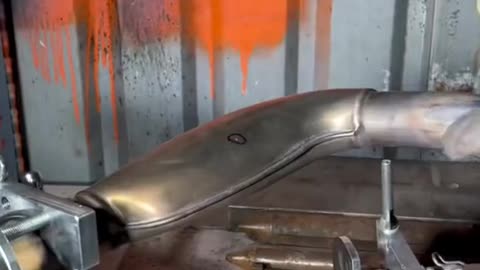 Exhaust pipe can be made into a beautiful work of art