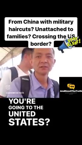 China Immigrants with Military Haircuts Flooding USA