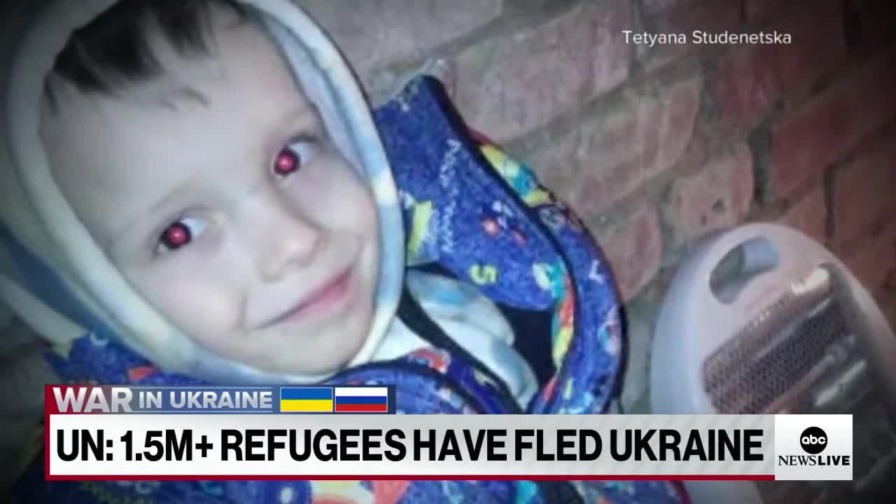 Ukrainian family reunites in Poland