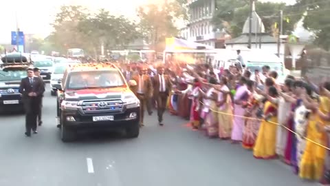 A grand welcome for PM Modi in Guwahati _ Assam roadshow