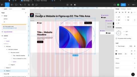 THE FIRST THING Website Visitors See Design a WEBSITE in Figma ep.02