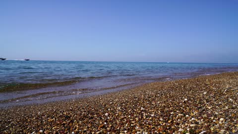 The calm of the sea and the beauty of nature