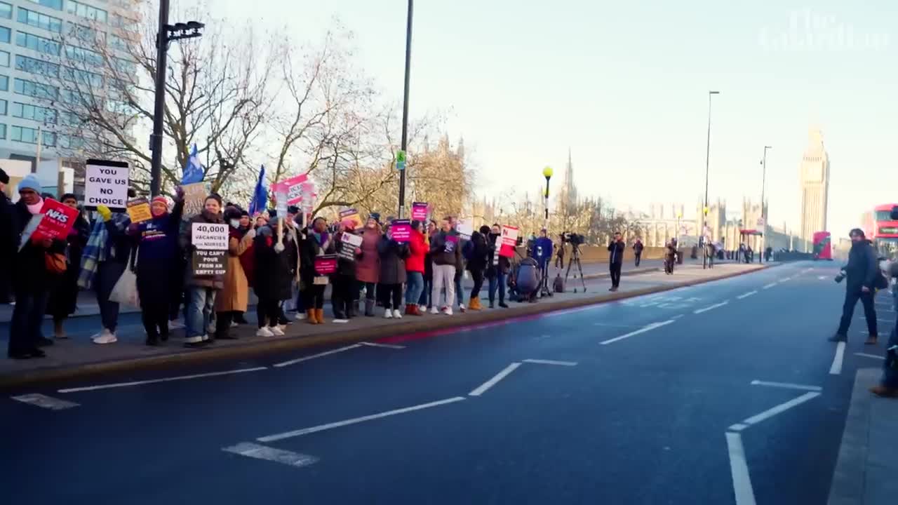 NHS nurses on strike_ 'Morale has hit the floor'