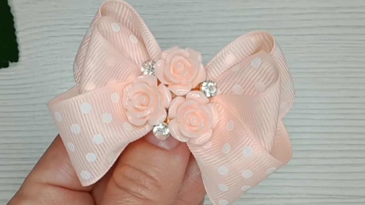 🎀 Cute mini Bow | Easy Ribbon Bow 5