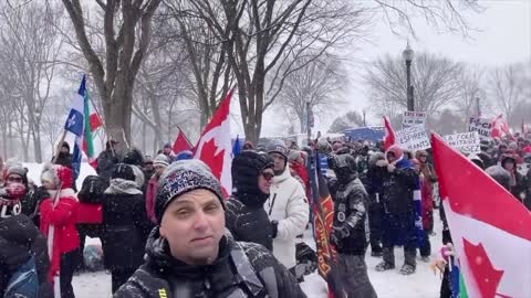 THE PEOPLE OF QUEBEC COME TOGETHER PEACEFULLY - NEWS OF WORLD