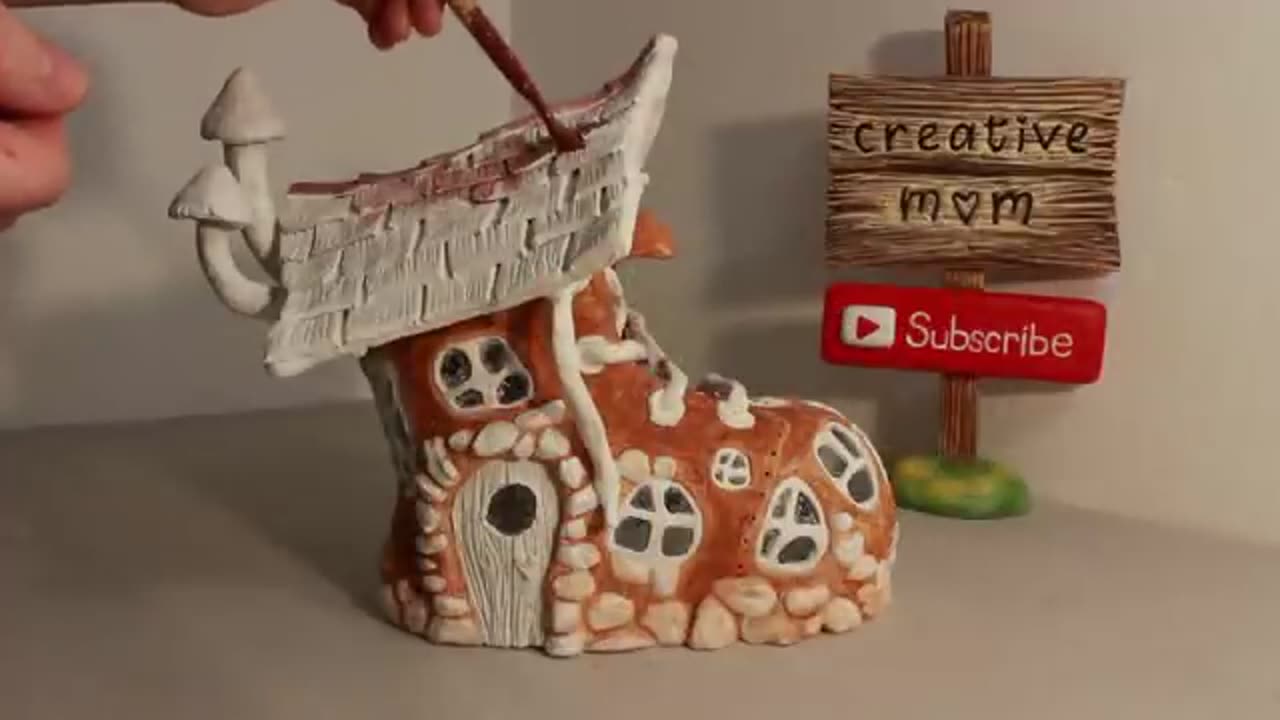 ❣DIY Boot Fairy House Lamp Using a Coke Plastic Bottle❣