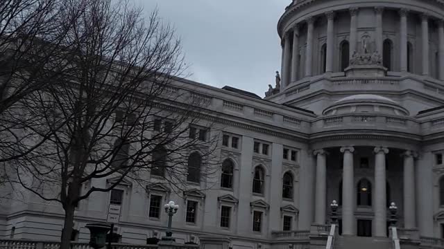 Madison Wisconsin Capital building, pray for our true government.12/12/22