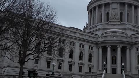 Madison Wisconsin Capital building, pray for our true government.12/12/22