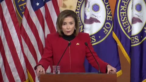 Nancy Pelosi says China is a "great country, that is to say in terms of number of people ... we want to work together on climate issues..."