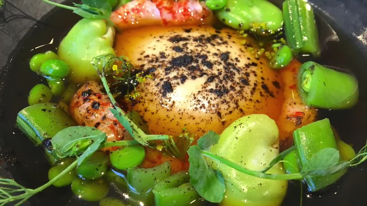 "Shrimp & Beans" - Ad Hoc アドック Osaka Japan