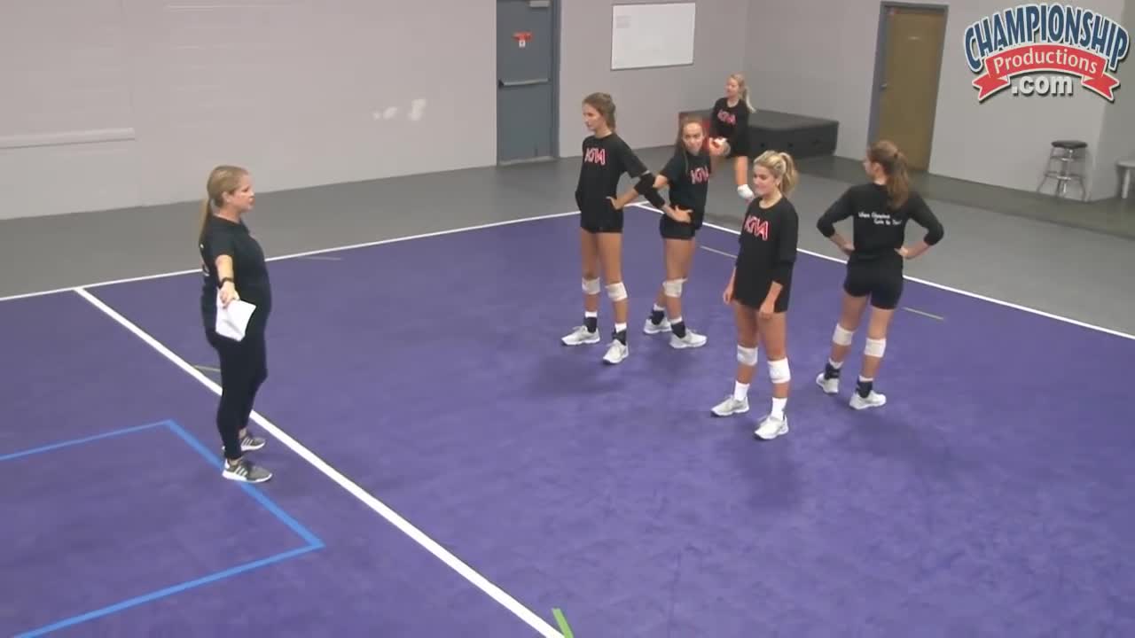 Inside Out Passing Volleyball Drill from Anne Kordes!