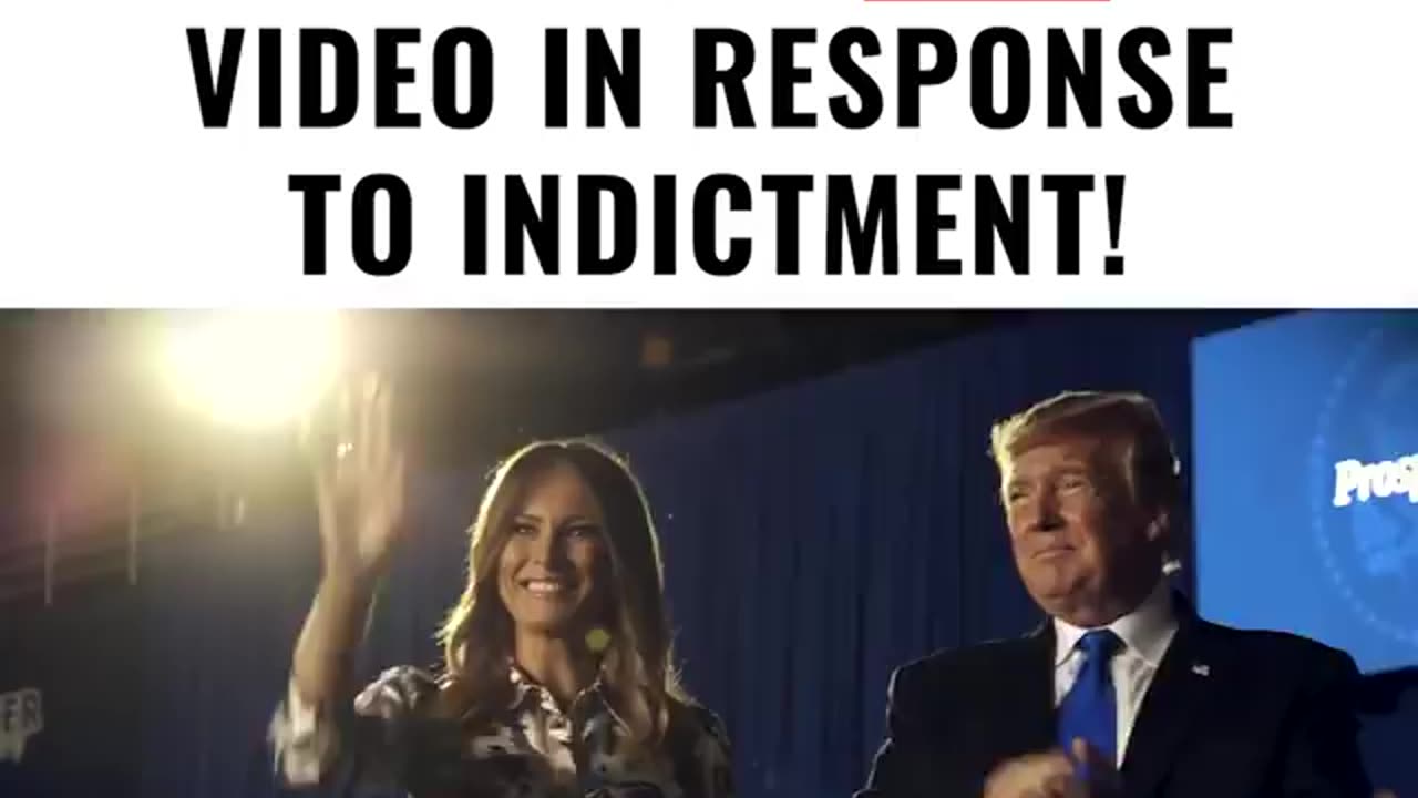 Trump release EPIC Video in response to indictment