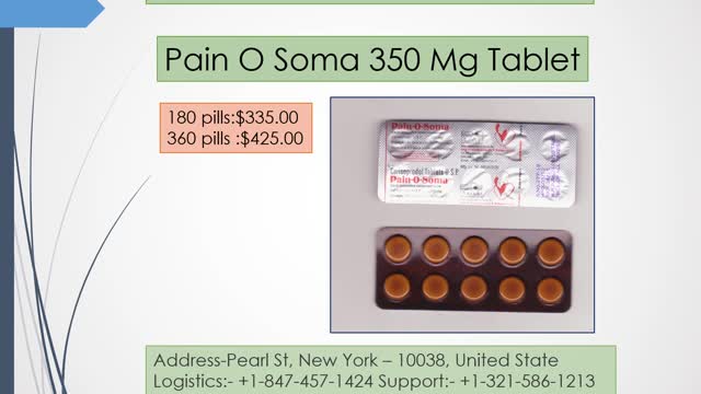 Pain O Soma 350, 500 Mg Tablet in USA