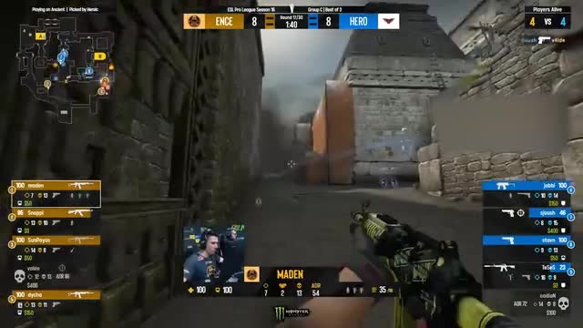 [EPL S16] ENCE vs Heroic - Group C round robin BO3 highlights l CSGO