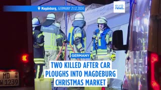 At least two killed, 60 injured after car ploughs into Magdeburg Christmas market