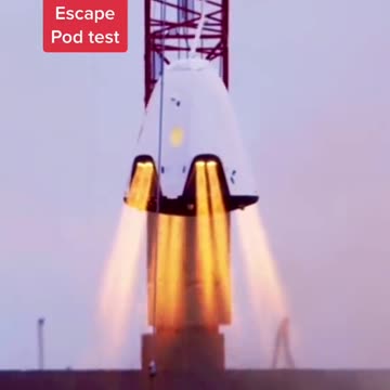 ⚠️ SpaceX EMERGENCY escape pod testing Crew Dragon #mars #shorts #nasa #space #unitedstates