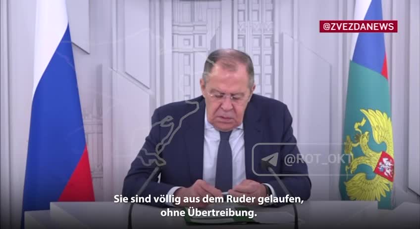 🇷🇺 LAWROW: DER WESTEN VERDUMMT UND MANIPULIERT DIE ÖFFENTLICHE MEINUNG