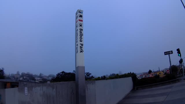 San Francisco Balboa Park Station Sign