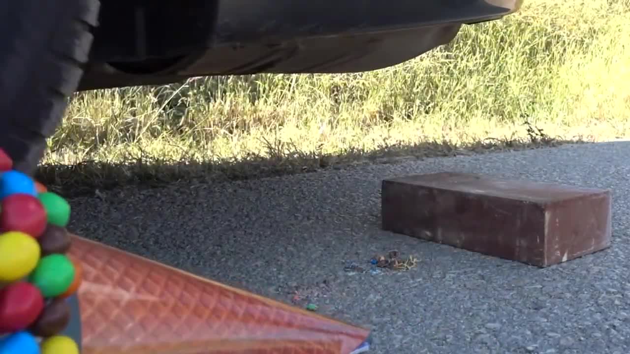 Crushing Crunchy & Soft Things by Car! EXPERIMENT CAR vs GIANT ORBEEZ WATER BALLOON