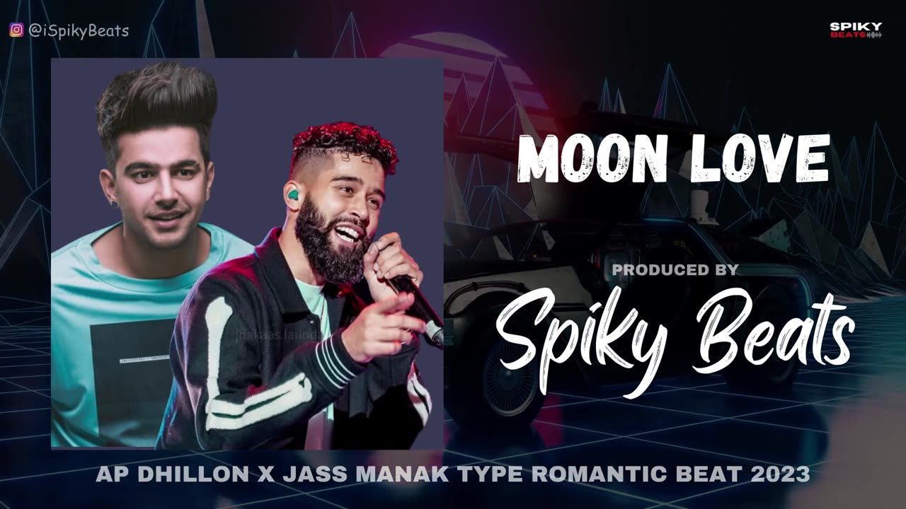 Ap Dhillon x Jass Manak Type Romantic Retro-Synthwave Beat Instrumental 2023 - "Moon Love"