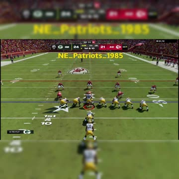 Emanuel Wilson Touchdown Run 👀 #madden24 #greenbaypackers #shorts