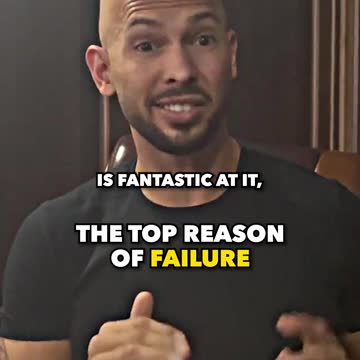 Andrew Tate on the top reason why you are failing.