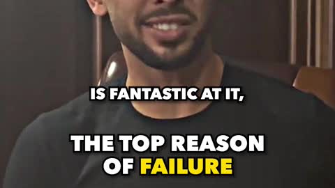 Andrew Tate on the top reason why you are failing.