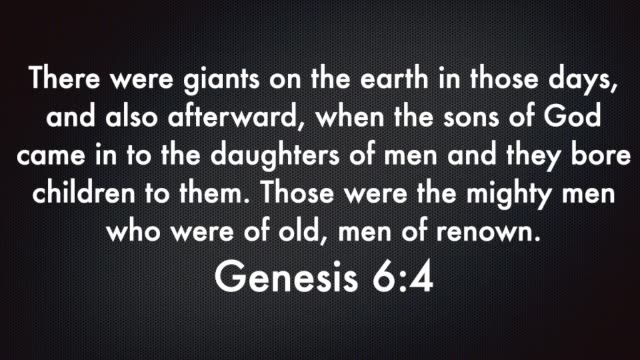 Genesis 6:1-4 PODCAST