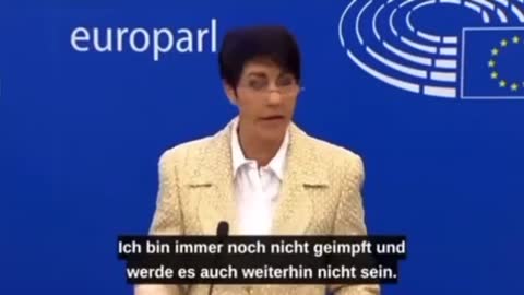 EU MP Christine Anderson says there is no way she is taking it. Miss & Dysinformation is coming from government agencies and BIG PHARMA and not doctors or the public. The world needs her insights and courage! Must see!