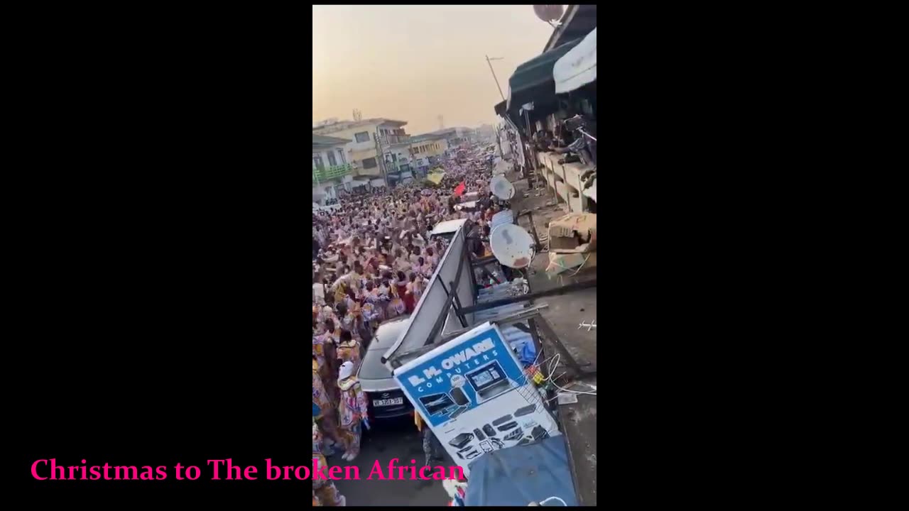 Christmas in Europe and Africa - The broken African