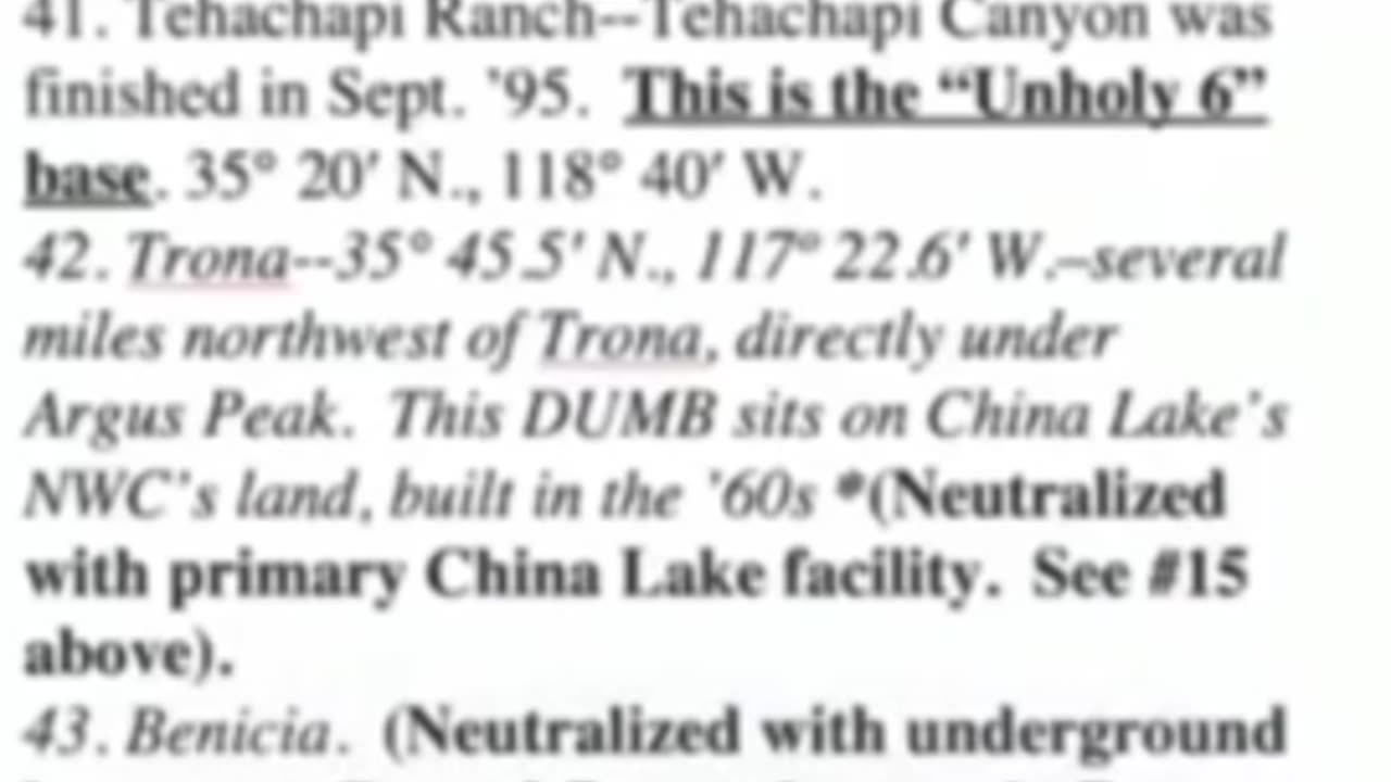 PART 2 of 3 CHINA LAKE - 5 FINGER LAKE - D.U.M.B.S & SECRET TUNNELS in USA