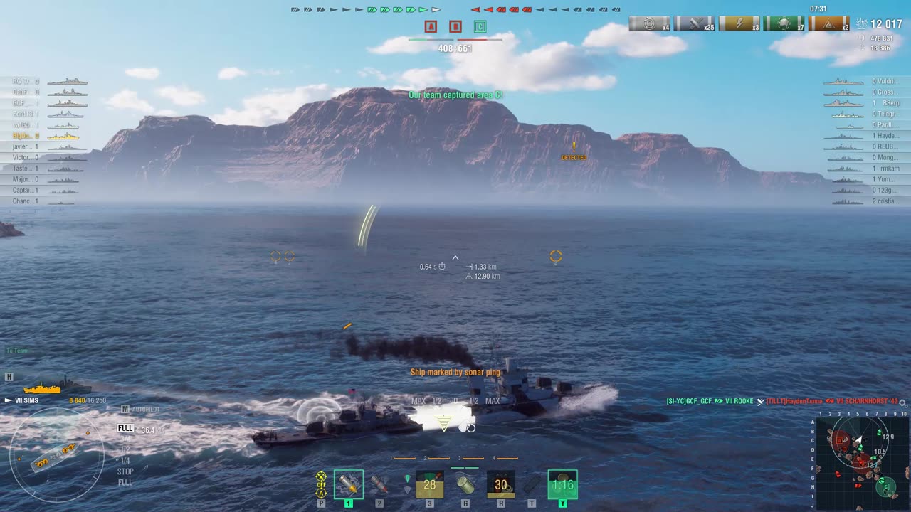 World of Warships Sims