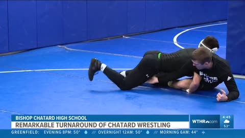 January 25, 2024 - Bishop Chatard Wrestling Team in TV Spotlight