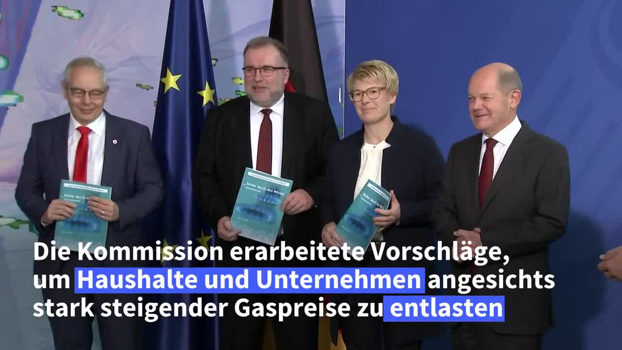 Gaskommission übergibt abschließenden Bericht an Bundesregierung