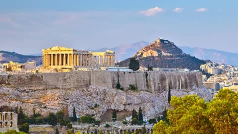 Greece and Greek Landscapes with Greek Music