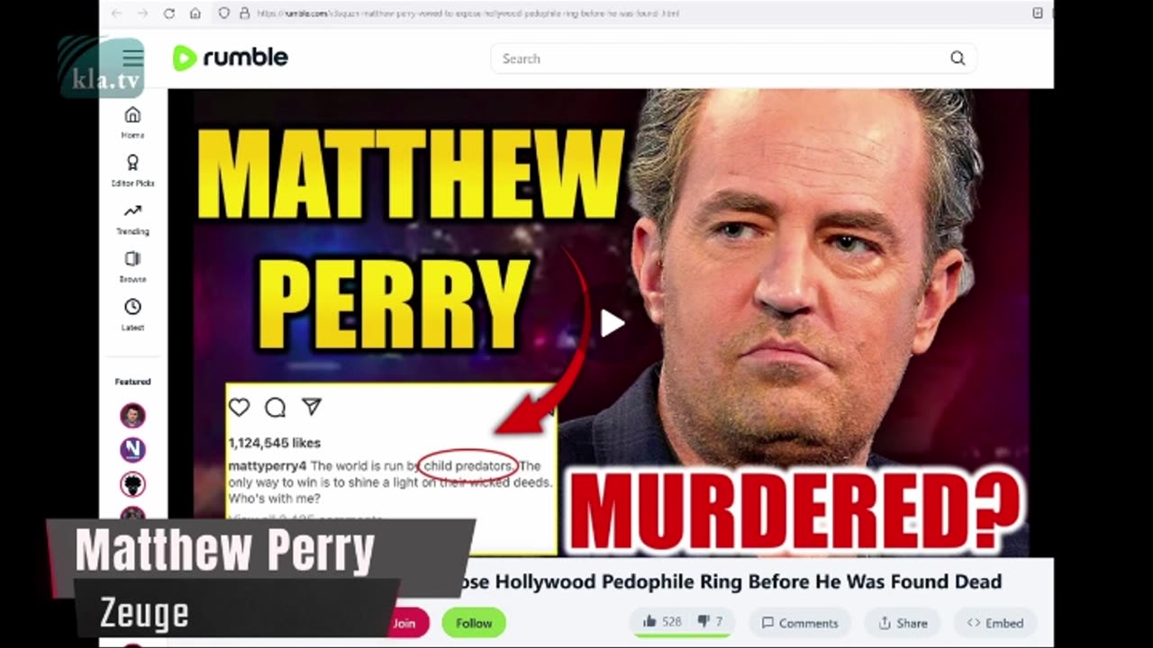 Hollywood insiders killed after exposing Paedophilia