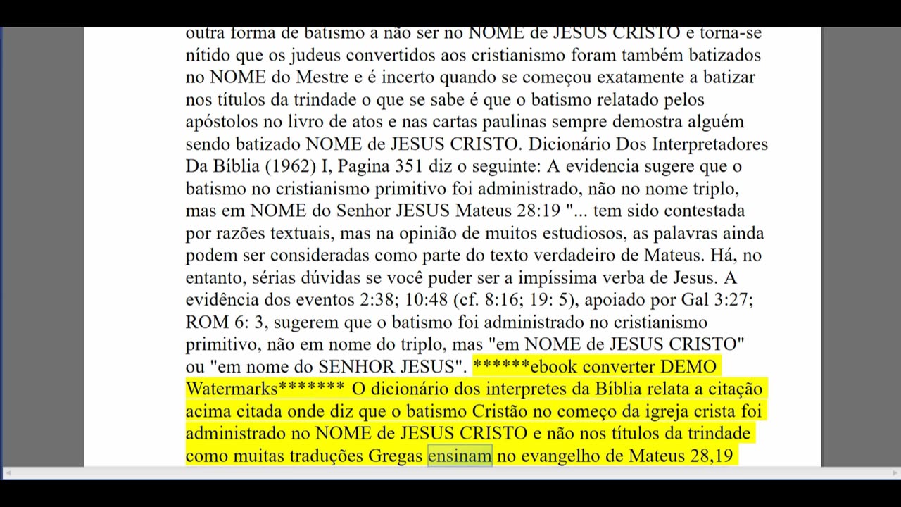 A Maior Farsa do Trinitarismo parte 9