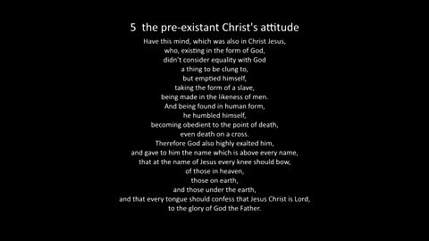 Philippians no2 Jesus' attitude