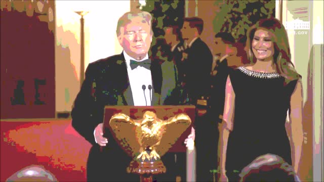 Donald Trump Hosts the Governors Ball But it's Lofi and Chill