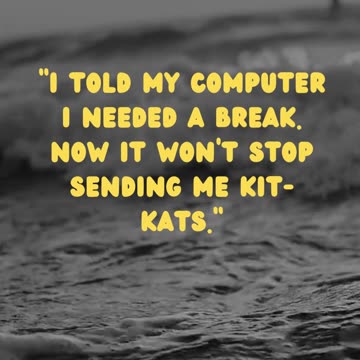 Computer Break: Kit-Kat Sending Shenanigans (Tech Humor!)