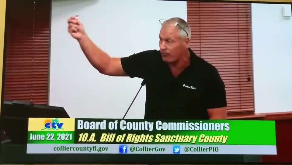 Man Stands Against Florida County Council - Demands They Do Their Duty