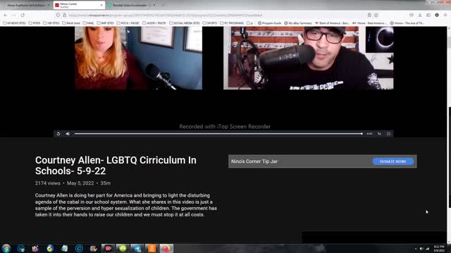 Courtney Allen with Nino - LGBTQ Cirriculum In Schools- 5-9-22