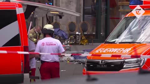 Berlin car crash: Man arrested after driving into a crowd of people