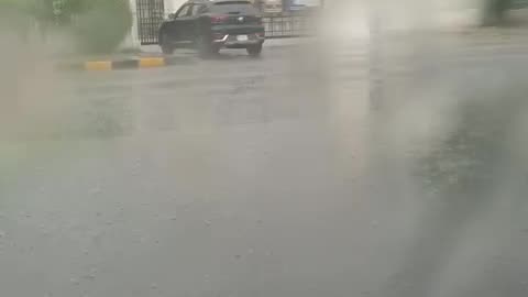 Heavy rain in Faisalabad