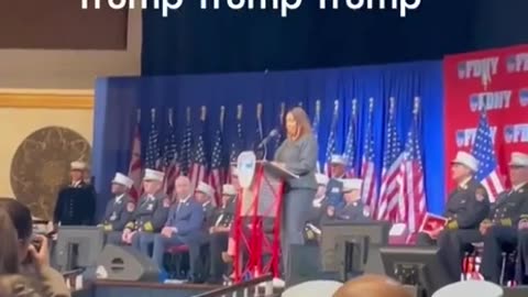 Letitia James at FDNY Ceremony is drowned out by shouts of TRUMP TRUMP TRUMP