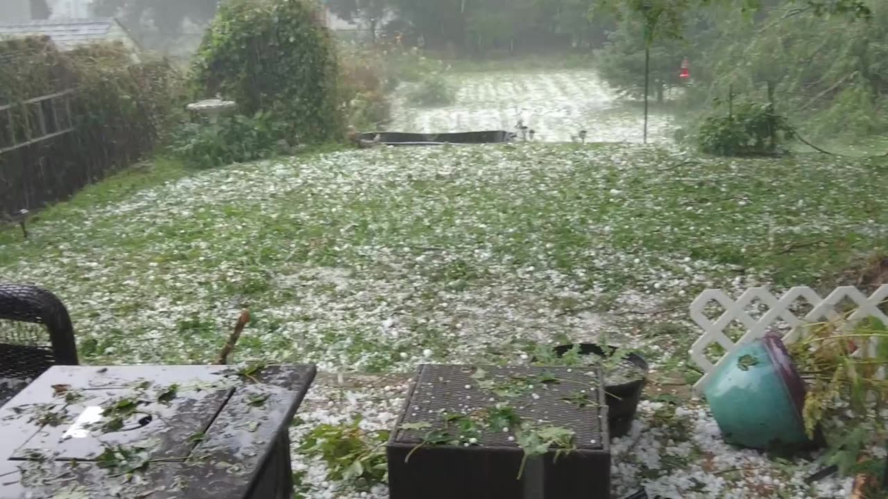 Lindsay Hail Storm August 3 2023