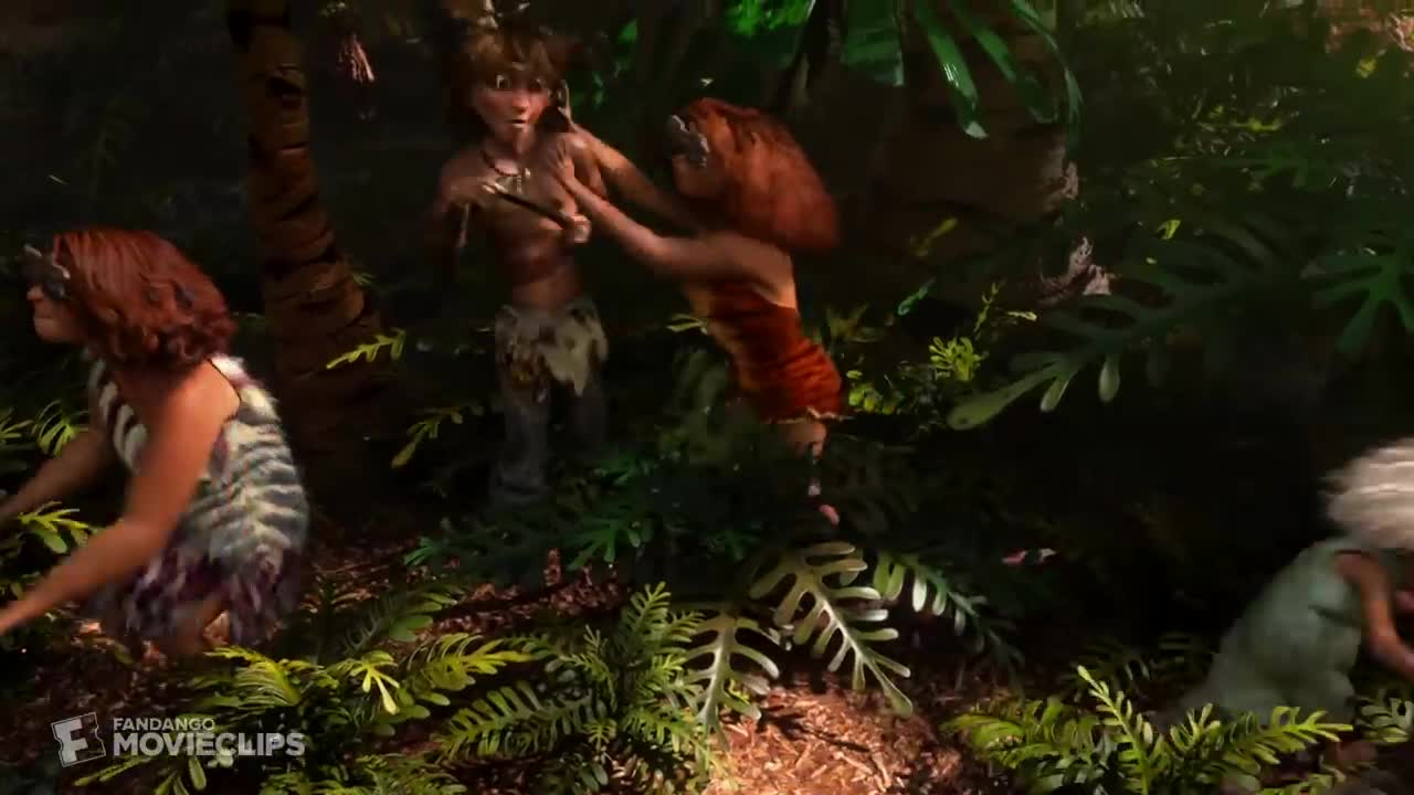 The Croods (2013) - Grug's Inventions Scene (7_10) _ Movieclips