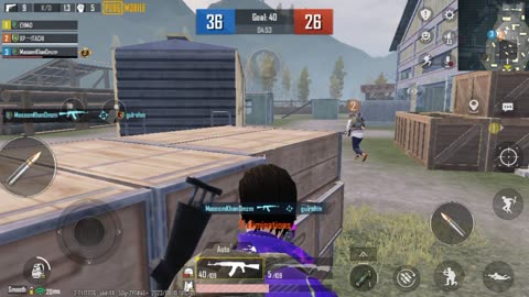 Playing Team Death match in pubg mobile