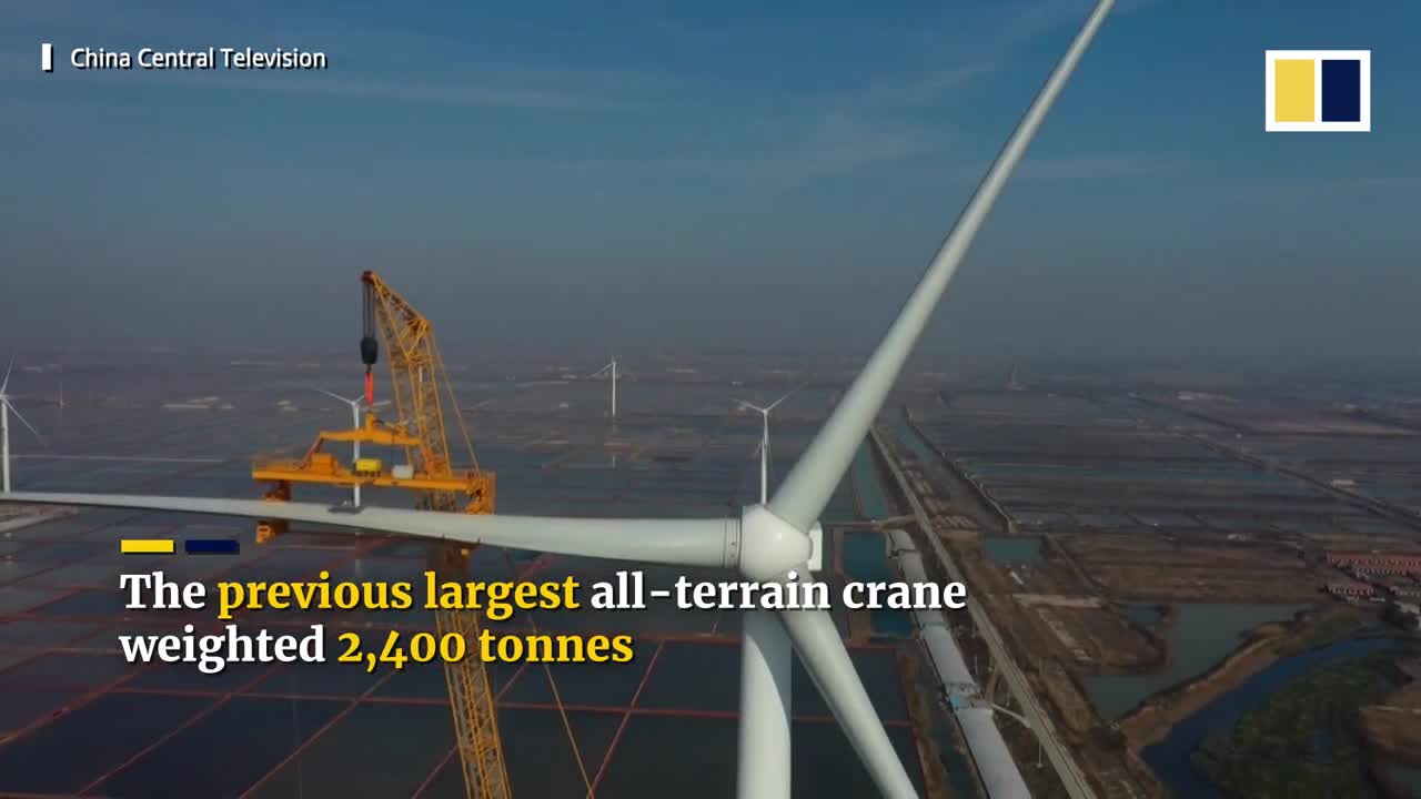 China unveils what it says is the world’s largest all-terrain crane